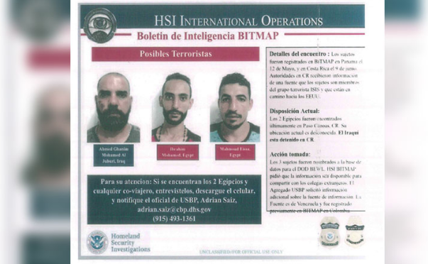 Lee más sobre el artículo POSIBLE ENTRADA DE 3 YIHADISTAS A MÉXICO