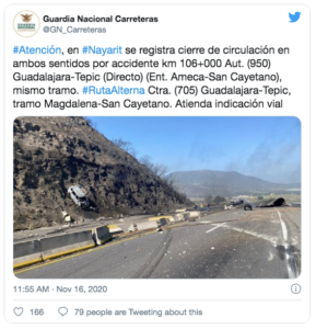 Lee más sobre el artículo FALLECEN 12 PERSONAS EN NAYARIT POR LA EXPLOSIÓN DE UNA PIPA