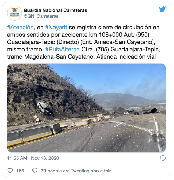 Lee más sobre el artículo FALLECEN 12 PERSONAS EN NAYARIT POR LA EXPLOSIÓN DE UNA PIPA