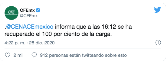 Lee más sobre el artículo APAGONES AFECTARON A 10.3 MILLONES DE USUARIOS A NIVEL NACIONAL