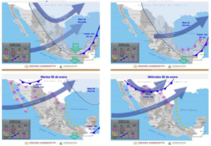 Lee más sobre el artículo LLUVIAS Y HELADAS SE PRONOSTICAN PARA MÉXICO CONFIRMA SNM