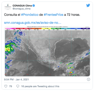 Lee más sobre el artículo NUEVO FRENTE FRÍO PROVOCA HELADAS