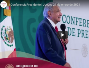 Lee más sobre el artículo EL PRESIDENTE LÓPEZ OBRADOR ASEGURÓ, QUE “NO HAY NINGUNA AMENAZA POR PARTE DEL NUEVO GOBIERNO DE ESTADOS UNIDOS”.