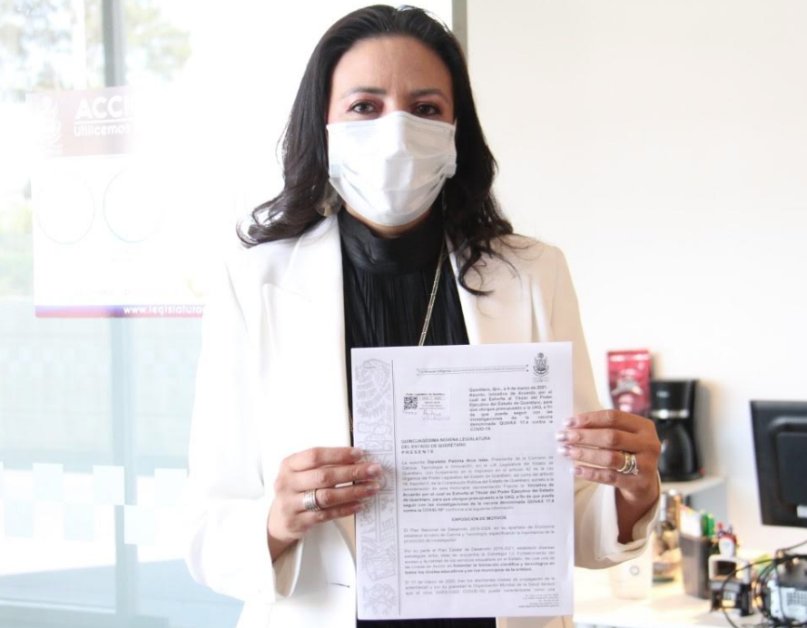 Lee más sobre el artículo LA DIPUTADA PALOMA ARCE EXHORTA AL PODER EJECUTIVO A OTORGAR PRESUPUESTO A LA UAQ PARA QUE CONTINUÉN CON LA INVESTIGACIÓN DE LA VACUNA CONTRA COVID-19