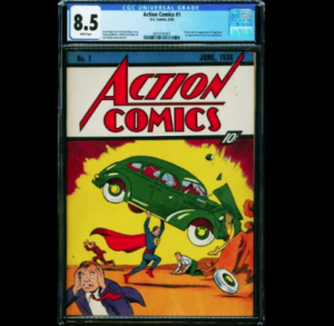 Lee más sobre el artículo EJEMPLAR DE CÓMIC DE SUPERMAN ALCANZÓ PRECIO DE SALIDA EN SUBASTE DE 3.25 MDD