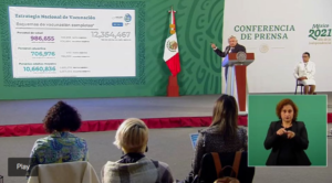 Lee más sobre el artículo EL PRESIDENTE LÓPEZ OBRADOR INFORMÓ QUE PARA JULIO ESTARÁN VACUNADOS VS COVID19 MÁS DE 50MILLONES DE MÉXICANOS