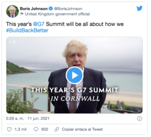 Lee más sobre el artículo G7, DA INICIO LA PRIMERA CUMBRE INTERNACIONAL DESDE LA PANDEMIA