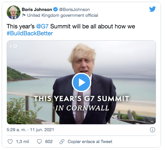 Lee más sobre el artículo G7, DA INICIO LA PRIMERA CUMBRE INTERNACIONAL DESDE LA PANDEMIA