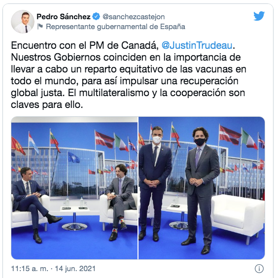 Lee más sobre el artículo TRUDEAU Y PEDRO SÁNCHEZ, HABLÁN DE LA SITUACIÓN MIGRATORIA EN MÉXICO Y CENTRO AMÉRICA