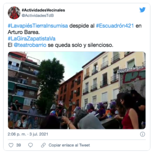 Lee más sobre el artículo LLEGAN A MADRID MIEMBROS DEL EZLN