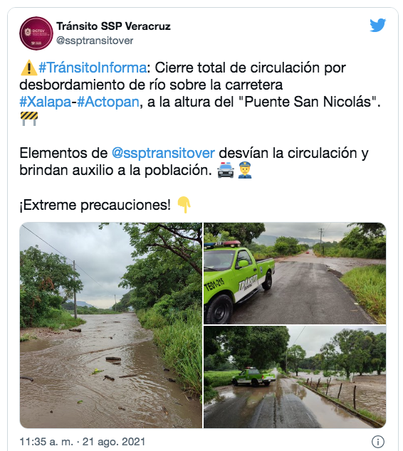 Lee más sobre el artículo 8 MUERTOS DEJÓ HURACÁN GRACE EN VERACRÚZ