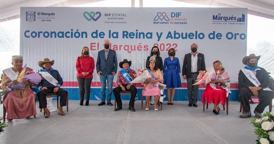 Lee más sobre el artículo EL MARQUÉS CORONA A LA REINA Y EL ABUELO DE ORO DEL SMDIF