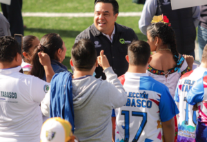 Lee más sobre el artículo INAUGURA LUIS NAVA SEGUNDO TORNEO NACIONAL DE INCLUSIÓN “GALLOS SMILING” EN UNIDAD DEPORTIVA LA PURÍSIMA