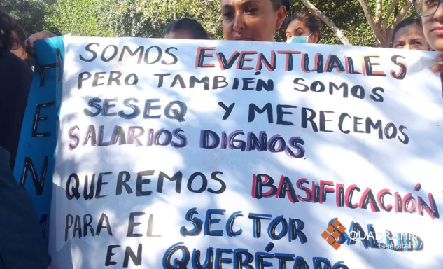 Lee más sobre el artículo PERSONAL DE SALUD EXIGE BASES ESTATALES Y FEDERALES EN QUERÉTARO