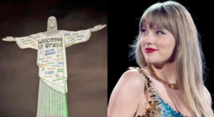 Lee más sobre el artículo PROYECTAN BIENVENIDA A TAYLOR EN CRISTO REDENTOR DE BRASIL