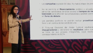 Lee más sobre el artículo Destaca Luisa Alcalde propuesta de crear Tribunal de Disciplina en el PJ