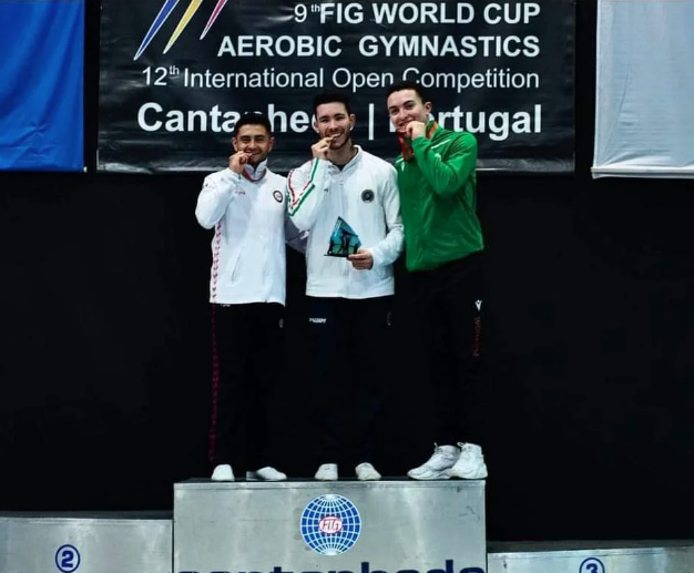 Lee más sobre el artículo Gimnasia aeróbica mexicana logra oro y plata en Portugal