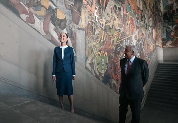 Lee más sobre el artículo Claudia y AMLO, el primer encuentro en Palacio