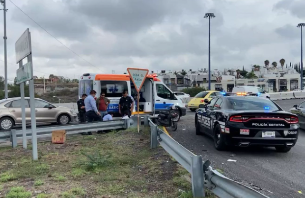 Lee más sobre el artículo Motociclista lesionado tras accidente en el Libramiento