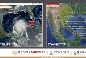 Lee más sobre el artículo Beryl, ahora tormenta tropical, se localiza a 80 kilómetros de Mérida