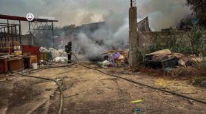 Lee más sobre el artículo Se incendió recicladora en La Piedad, El Marqués