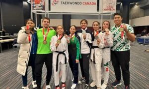 Lee más sobre el artículo Queretana Paloma García gana bronce en el Canadá Open de Taekwondo