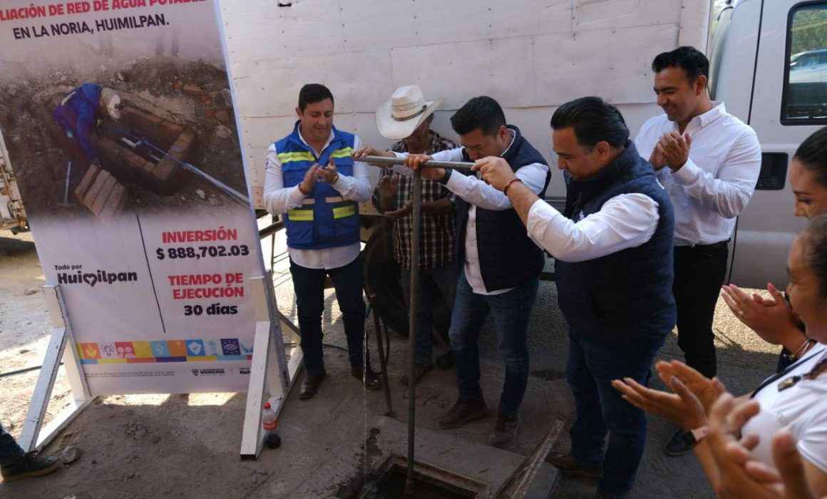 Lee más sobre el artículo Entrega Luis Nava ampliación de red de agua potable en Huimilpan