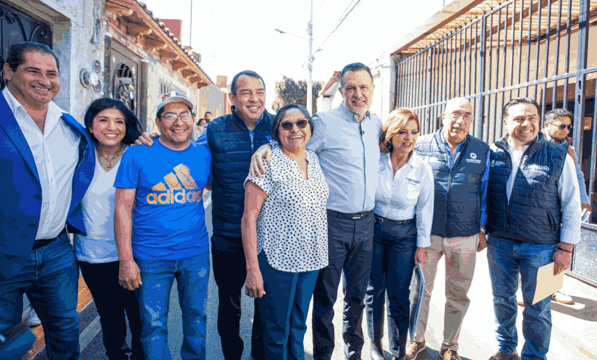 Lee más sobre el artículo Entrega Kuri mejoras en infraestructura urbana para la zona centro de SJR