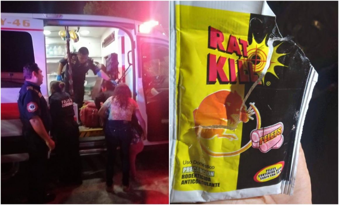 Lee más sobre el artículo Cuatro niños intoxicados en Yucatán tras consumir veneno para ratas