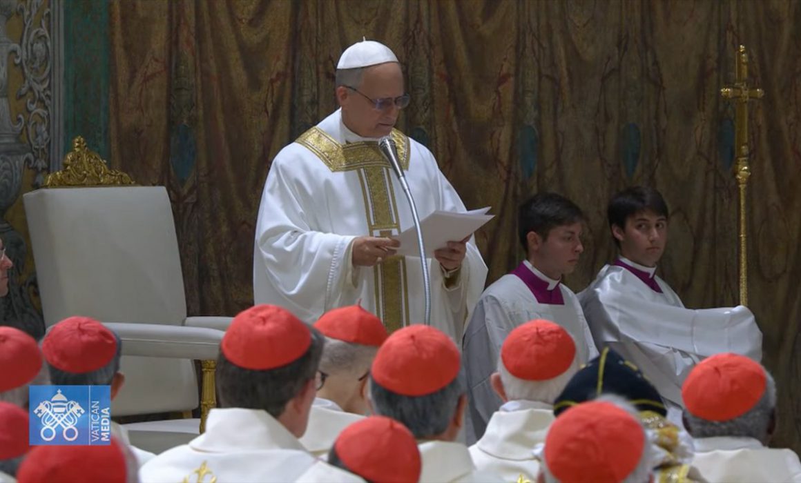 Lee más sobre el artículo Llama León XIV a cardenales dar testimonio de gozosa fe en Cristo