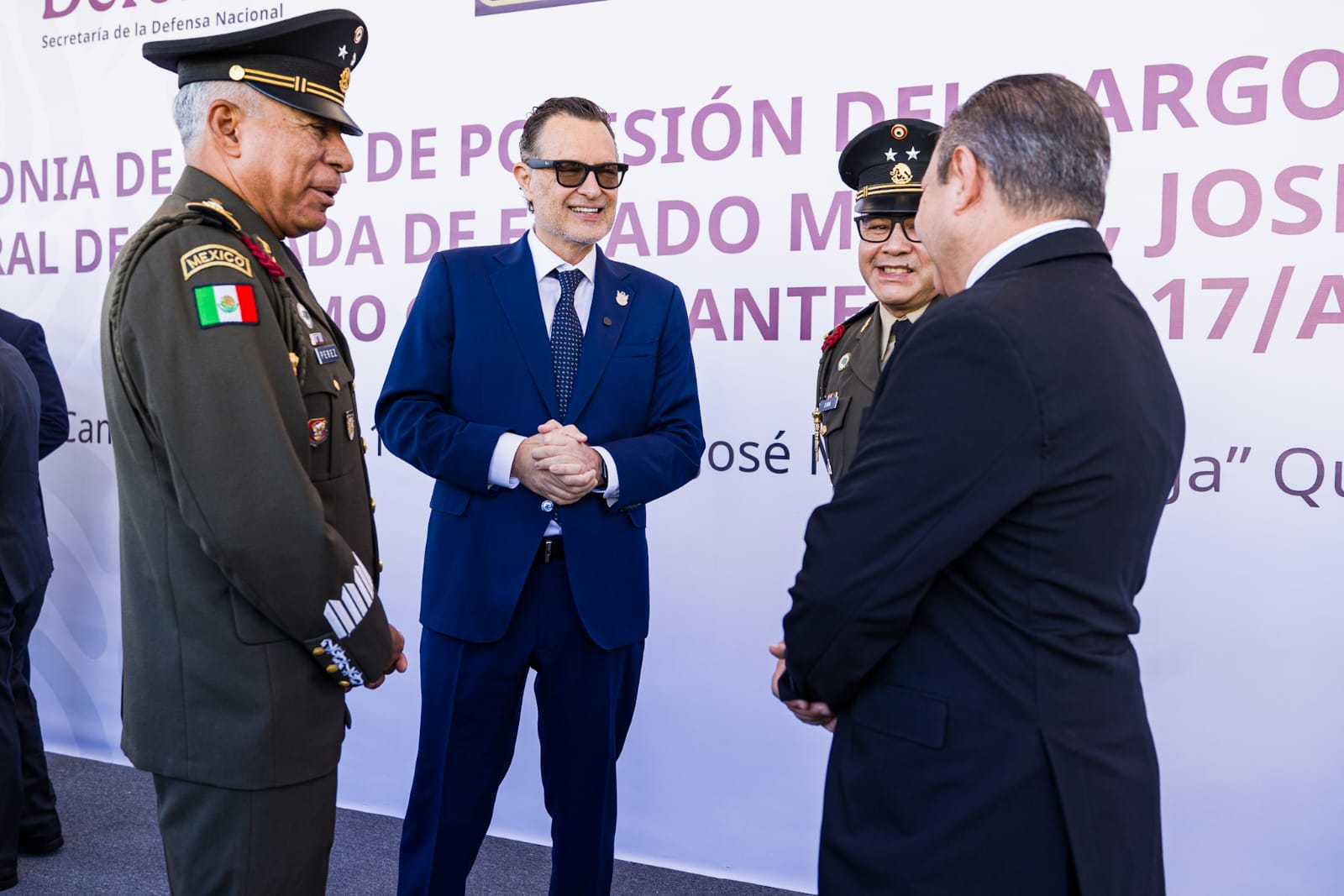 Lee más sobre el artículo Asiste Gobernador al cambio de mando de la Décimo Séptima Zona Militar