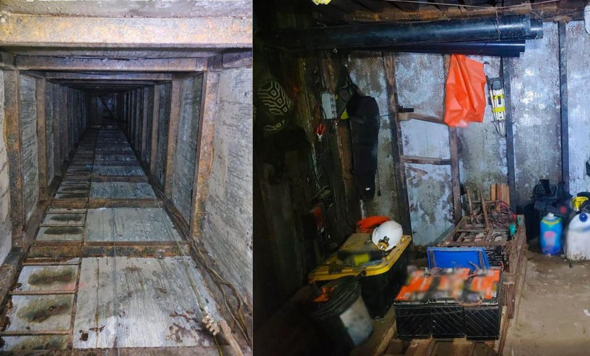 Lee más sobre el artículo Localizan narcotúnel en Tijuana que conectaba a México con EU