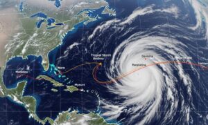 Lee más sobre el artículo Se forma la tormenta Andrea en el Atlántico