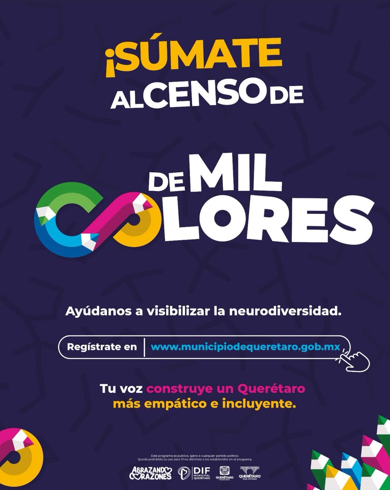 Lee más sobre el artículo Municipio de Querétaro marca un precedente con el censo ‘De Mil Colores’