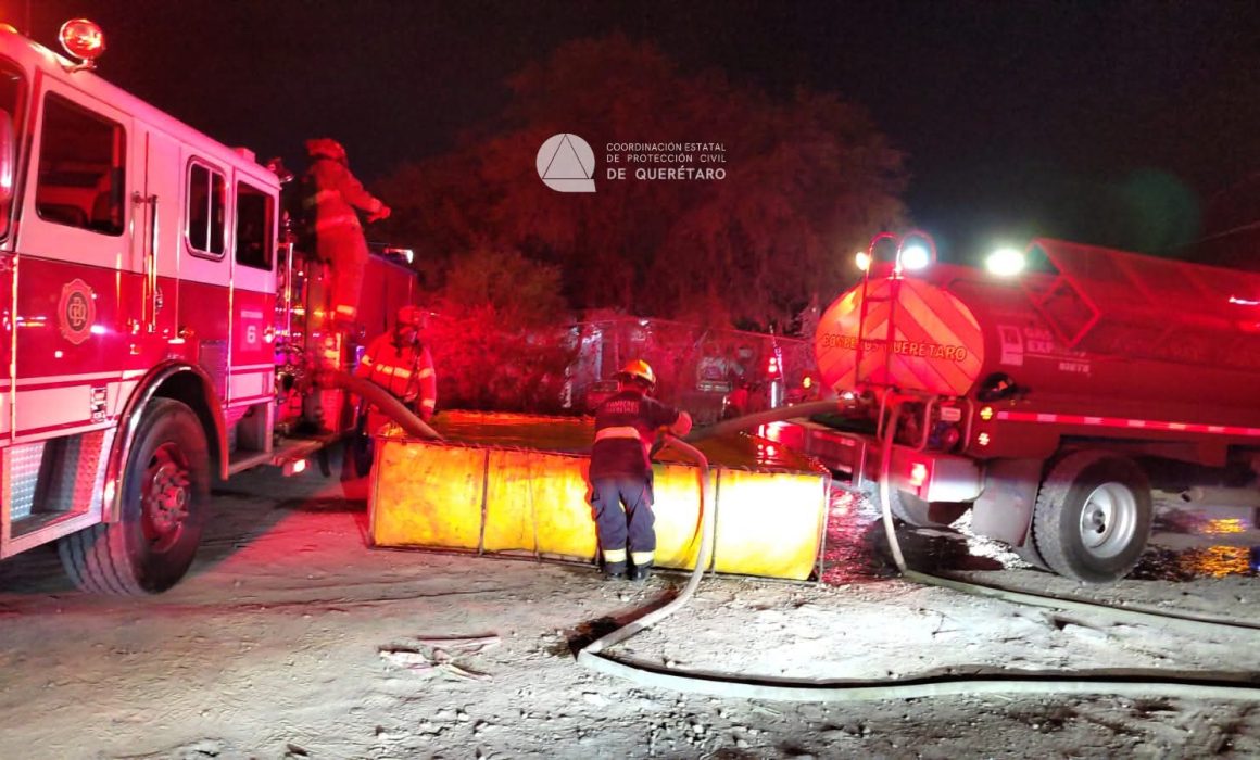 Lee más sobre el artículo Pirotecnia por festividades provocaron incendio en recicladora