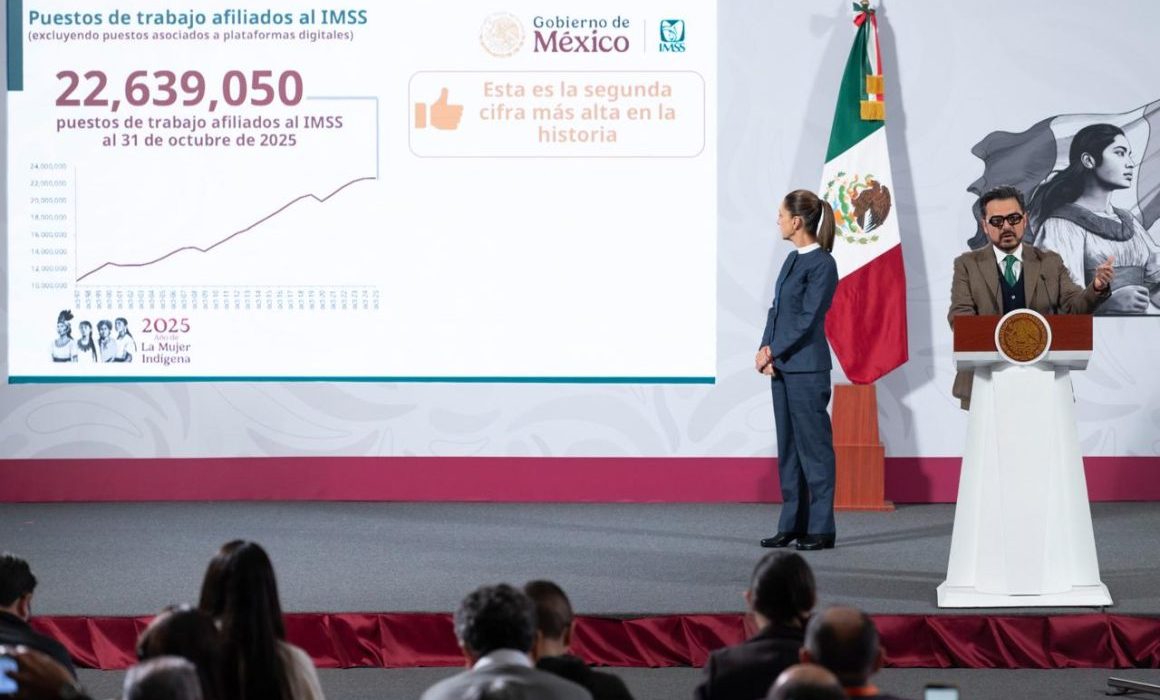 Lee más sobre el artículo IMSS registra cifra más alta de empleo con 22.6 millones: Zoé Robledo