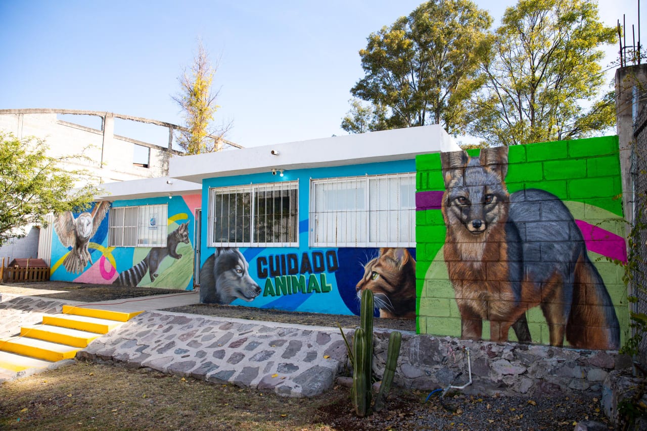 Lee más sobre el artículo Entregan mural a la Dirección de Cuidado, Protección y Control Animal