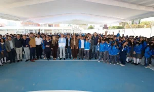 Lee más sobre el artículo Entregan laboratorios y cancha de usos múltiples en Secundaria Técnica de Corregidora