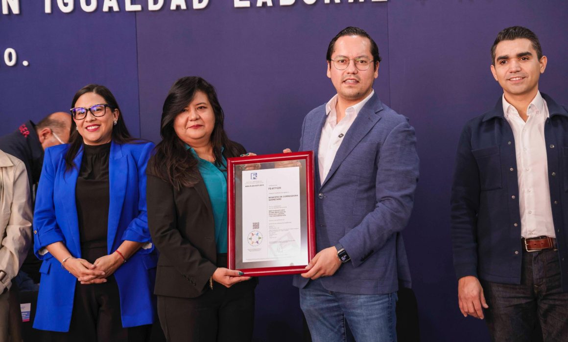 Lee más sobre el artículo Corregidora recibe certificación en igualdad laboral y no discriminación
