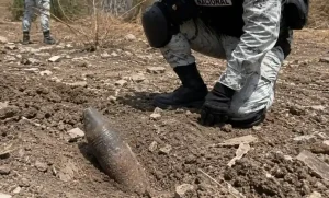 Lee más sobre el artículo Hallan antiguo proyectil enterrado en Celaya