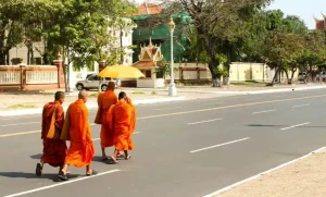 Lee más sobre el artículo Mueren 8 monjes tras ser atropellados por niño de 11 años en Tailandia